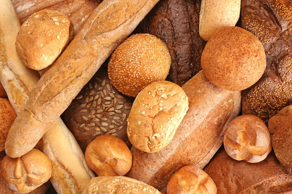 Fundo de pão fresco — Fotografia de Stock