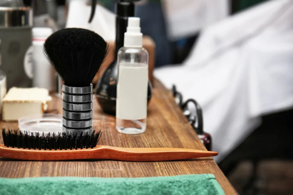 Equipamento de barbearia — Fotografia de Stock