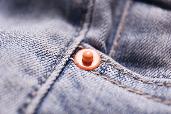 Blue jeans pocket — Stock Photo, Image