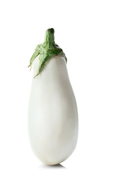 White aubergine isolated on white — Stock Photo, Image
