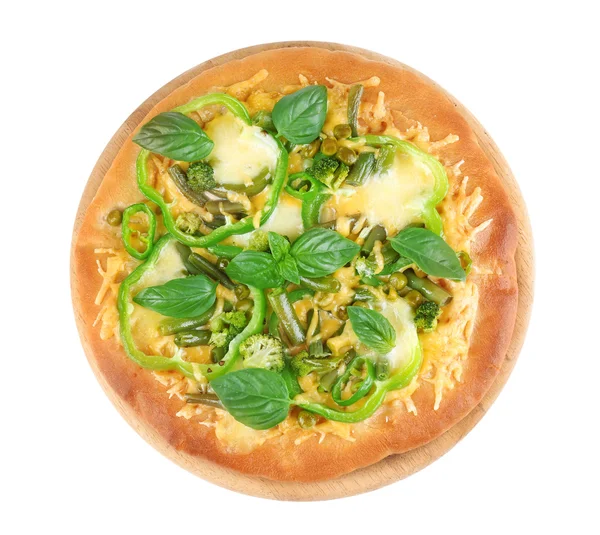 Smaczne dania wegetariańskie pizza — Zdjęcie stockowe