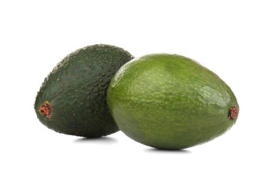 Avokado, üzerinde beyaz izole