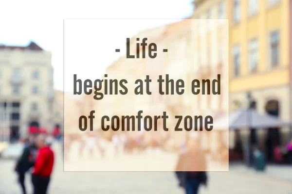 Comfort zone concept. — Stockfoto