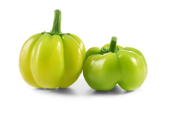 Fresh peppers on white background — Stock Photo, Image