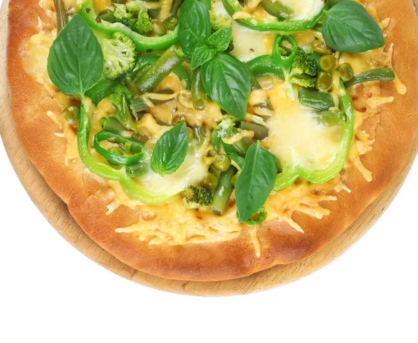 Smakelijke vegetarische pizza — Stockfoto