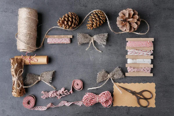 Conjunto de materiais de arte e artesanato — Fotografia de Stock