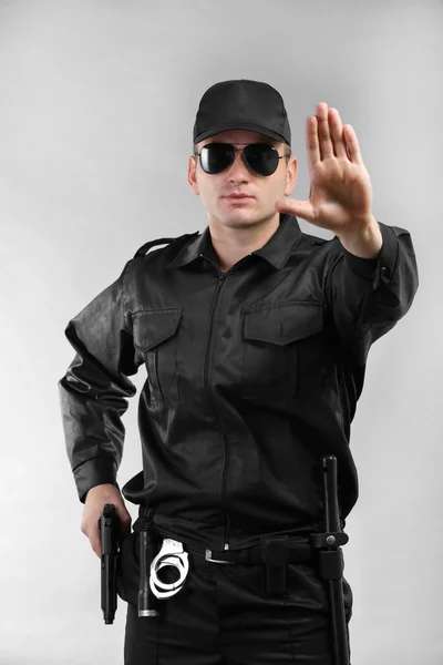 Male security guard — Stock Photo, Image