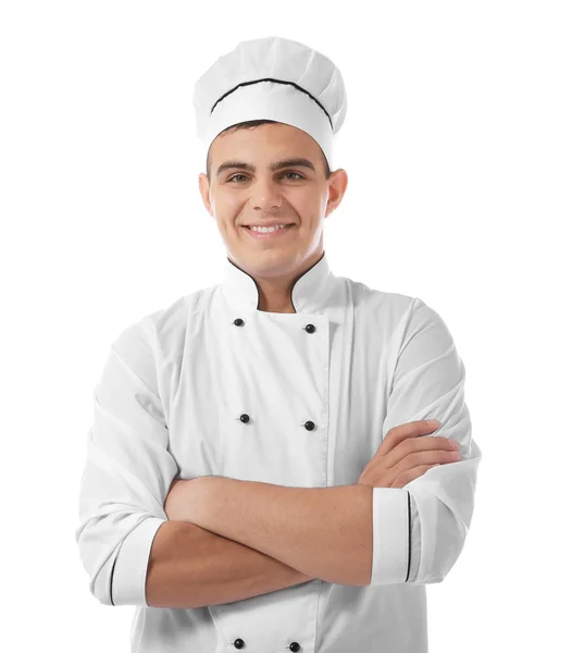 Jonge chef kok — Stockfoto