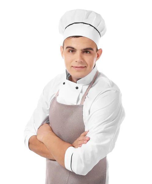 Mladý kuchař kuchař — Stock fotografie