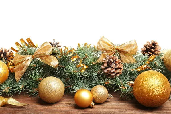 Christmas composition with balls — Stock Photo, Image