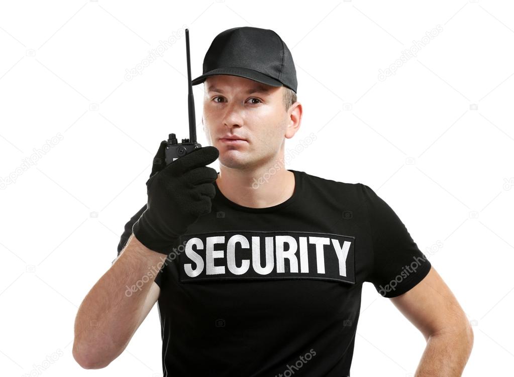 Male security guard