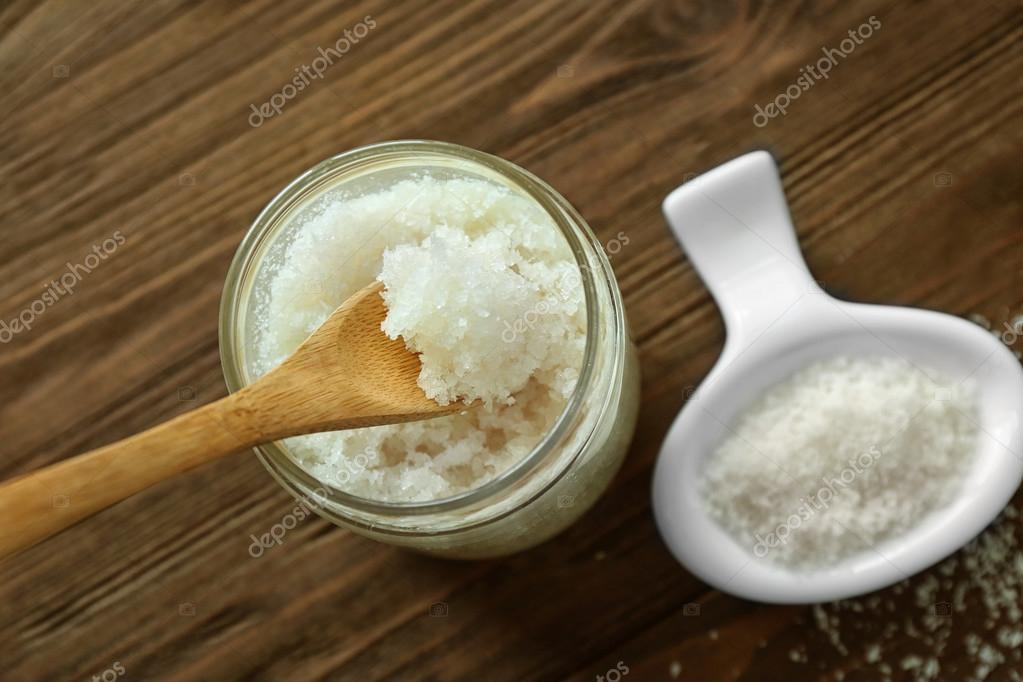 Natural scrub ingredients — Stock Photo © belchonock 124106840