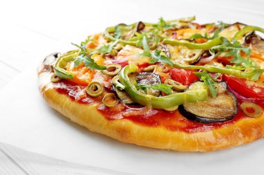 lezzetli ev yapımı pizza