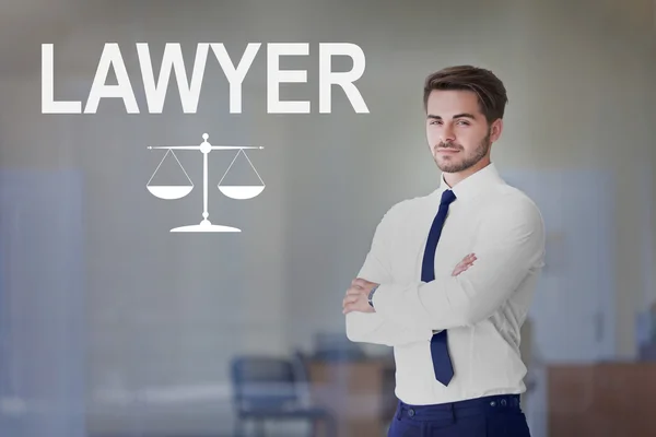 Handsome young lawyer — Stock Photo, Image