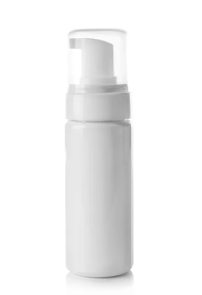 Empty cosmetic bottle — Stockfoto