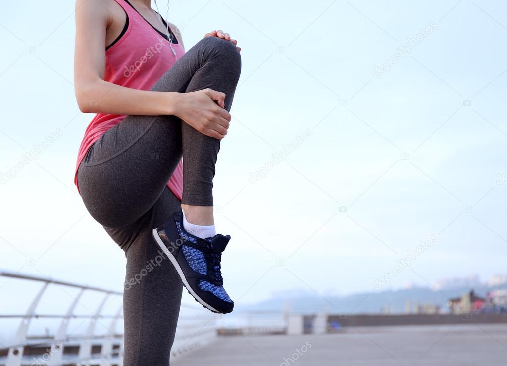 woman doing exercises