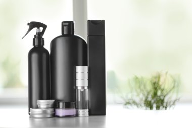 Üzerinde ışık arka plan ayarlamak kozmetik