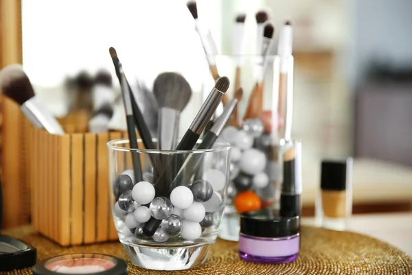 Professional makeup brushes — Stock Photo, Image