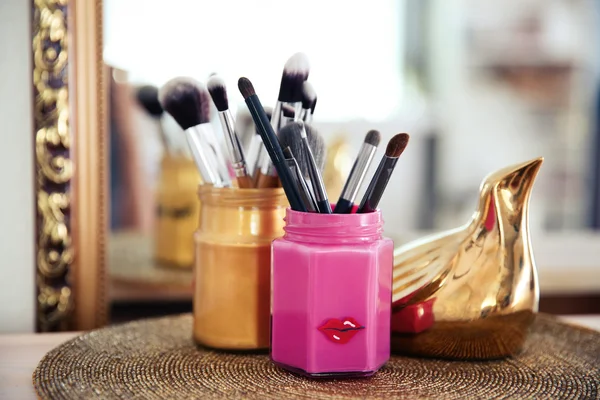 Professional makeup brushes — Stock Photo, Image