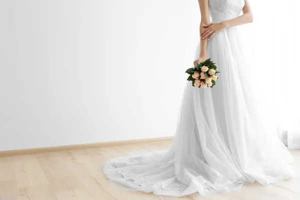 美しいドレスの花嫁 — ストック写真