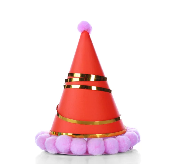 Holiday hat isolated on white — Stockfoto