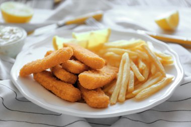 lezzetli balık nuggets