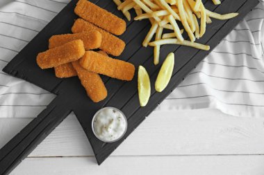 lezzetli balık nuggets