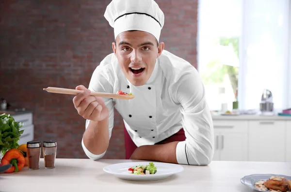 Young chef cook — Stock Photo, Image