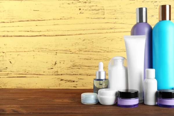 Different cosmetic bottles — Stock Photo, Image