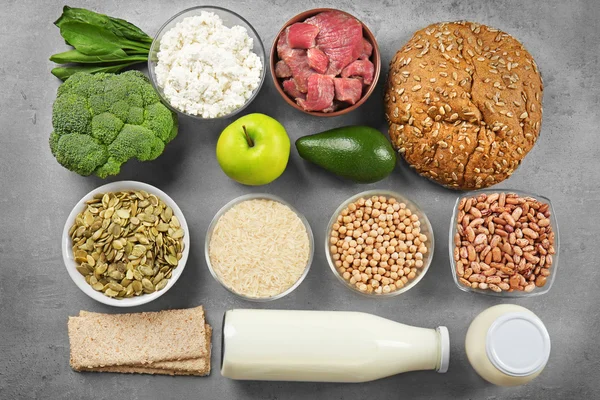 Jedzenie bogate w białko — Zdjęcie stockowe