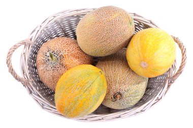 Sepette Beyaz izole kavun