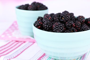 parlak arka plan rengi kase tatlı böğürtlen