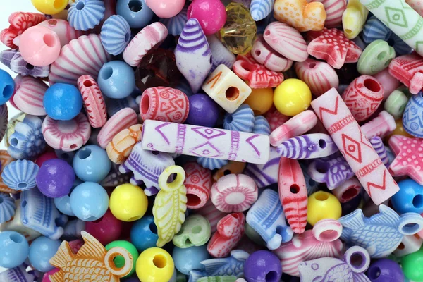 Color beads as background — Stock Photo, Image