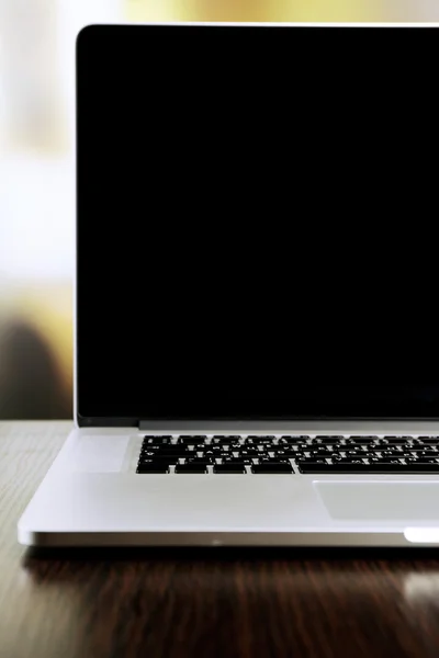 Laptop with blank screen on light background — Stock Photo, Image