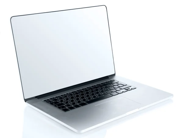 Laptop isolato su bianco — Foto Stock