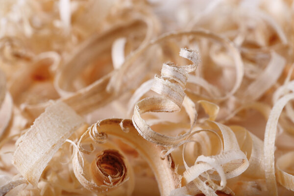 Heap of chips closeup