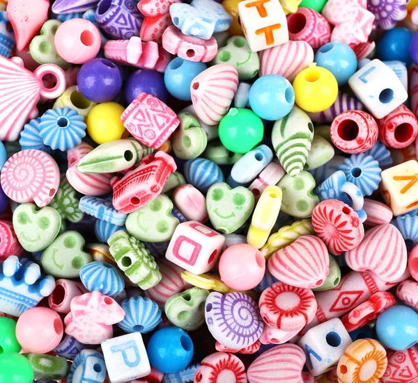 Color beads as background — Stock Photo, Image