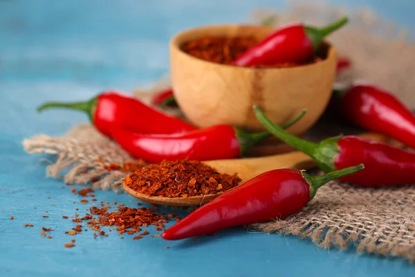 Mletý červené chili pepper — Stock fotografie