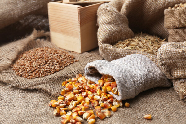 Хлопья в мешках
