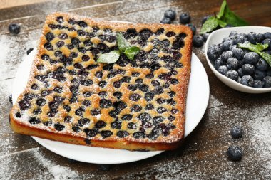 lezzetli blueberry pasta tablo