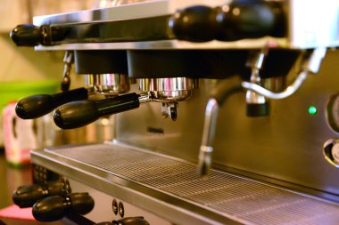 kahve makinesi Café, yakın çekim