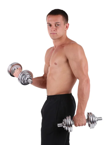 Young muscular sportsman — Stock Photo, Image