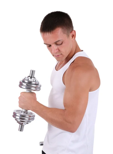 Young muscular sportsman — Stock Photo, Image