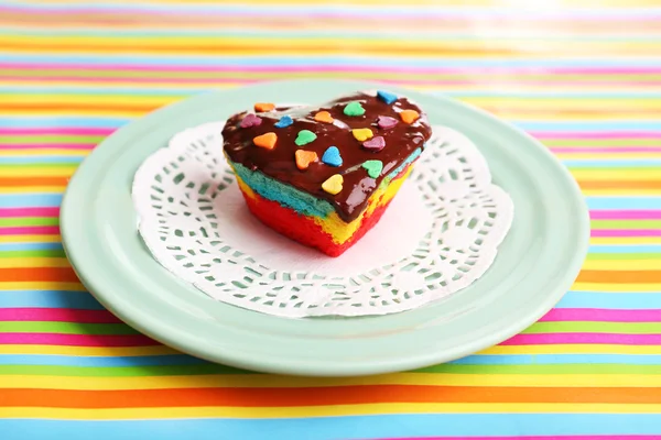 Delicious rainbow mini cake — Stock Photo, Image