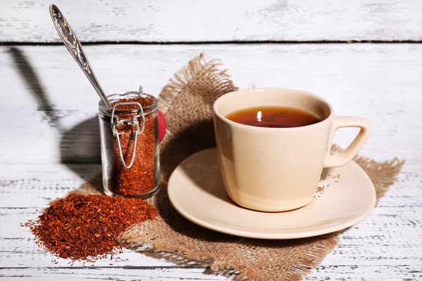 Cup of tasty rooibos tea — Stock Photo, Image