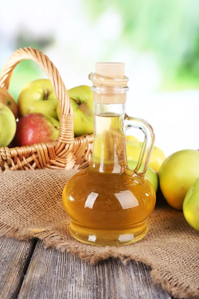 Apple cider vinegar — Stock Photo, Image