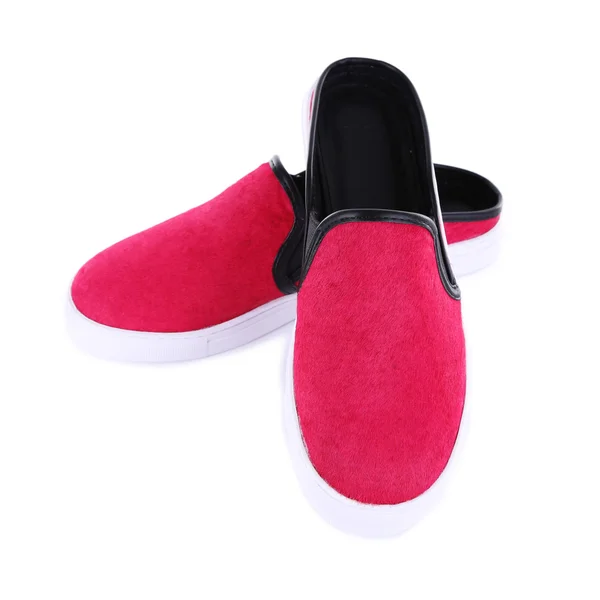 Яркие розовые туфли — стоковое фото