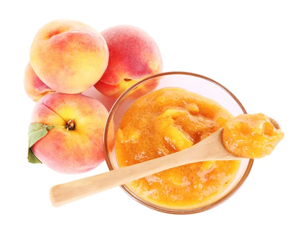 Leckere Marillenmarmelade — Stockfoto