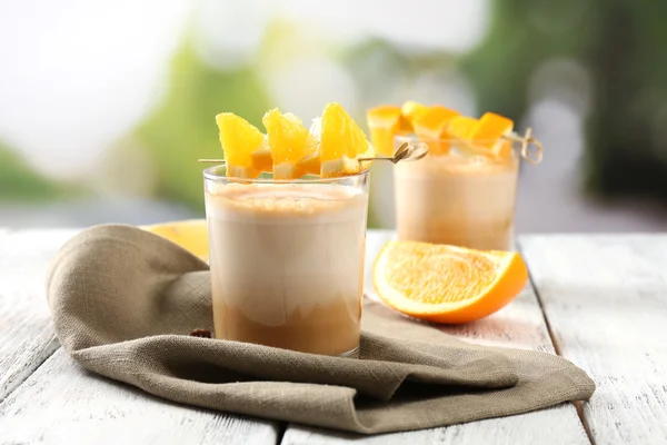 Espresso cocktail served on table — Stock Photo, Image