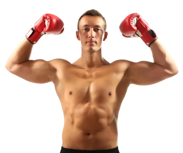 Guapo joven deportista muscular — Foto de Stock